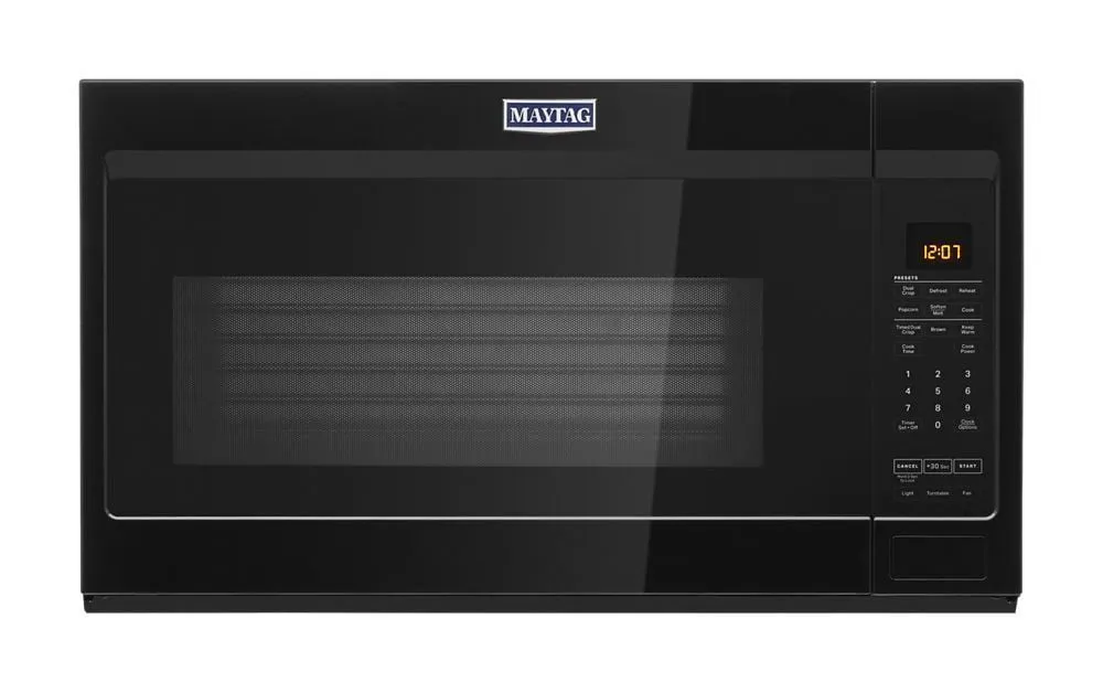 Maytag MMV4207JB Over-The-Range Microwave With Dual Crisp Feature - 1.9 Cu. Ft. Over The Range Microwaves convection over-the-range microwave