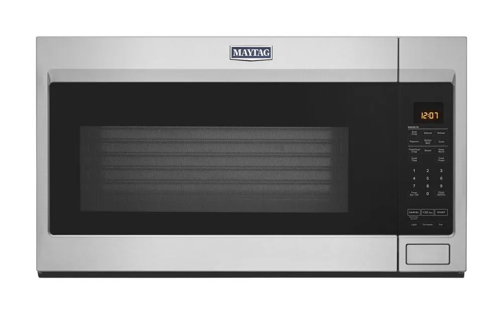 Maytag MMV4207JZ Over-The-Range Microwave With Dual Crisp Feature - 1.9 Cu. Ft. Over The Range Microwaves convection over-the-range microwave