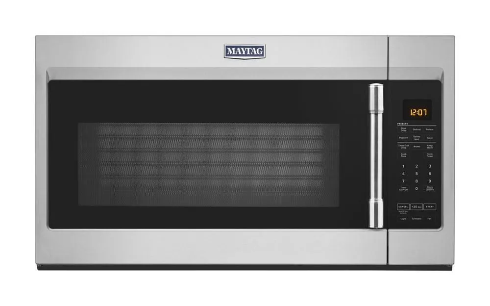 Maytag MMV5227JZ Over-The-Range Microwave With Dual Crisp Feature - 1.9 Cu. Ft. Over The Range Microwaves convection over-the-range microwave