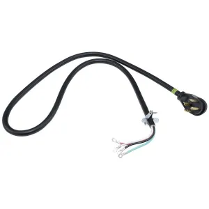 Maytag PT600 6' 4-Wire 40 Amp Range Cord - Black Range Accessories drip pans for electric ranges