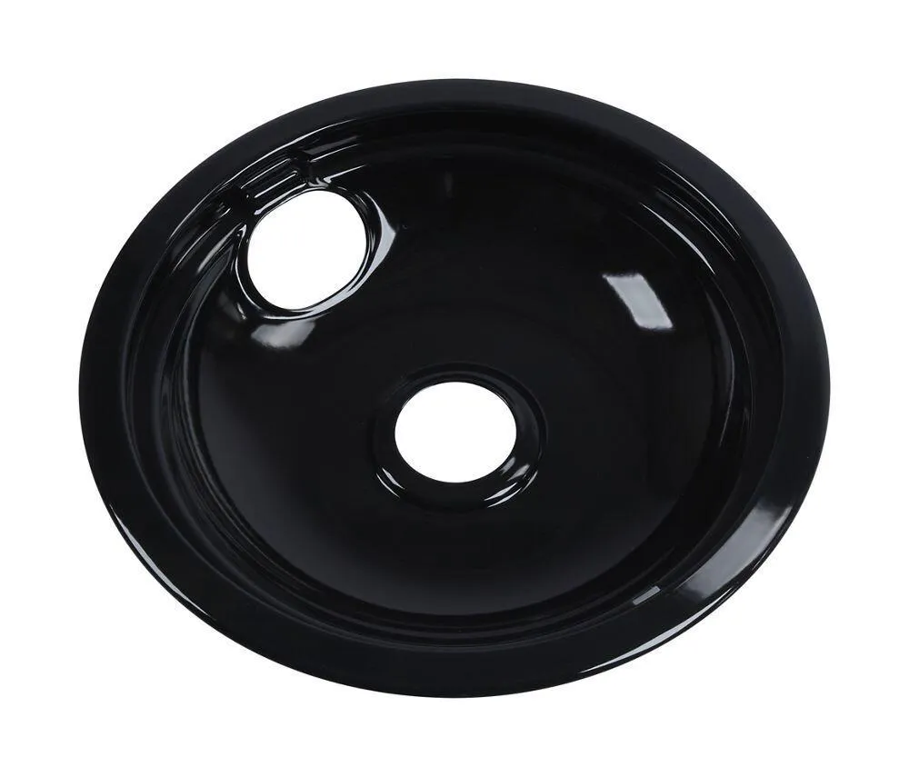 Maytag W10290350RW Round Electric Range Burner Drip Bowl - Black Range Accessories drip pans for electric ranges