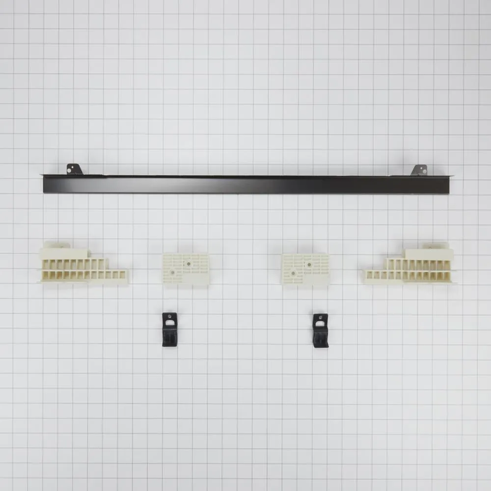 Maytag W11173701 27" Combination Wall Range Flush Installation Trim Kit, Black/Stainless Steel