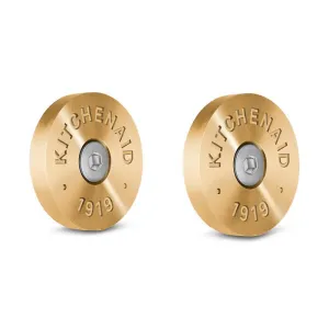 Maytag W11368841NE Kitchenaid Commercial-Style Range Handle Medallion Kit Range Accessories heavy duty range knobs