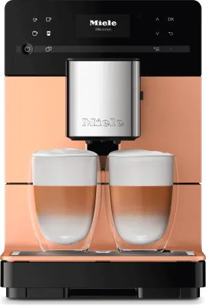 Miele CM 5510 SILENCE ROSE GOLD PF Cm 5510 Silence - Countertop Coffee Machine With Onetouch For Two For The Ultimate In Coffee Enjoyment. Coffee Systems espresso machines for home use