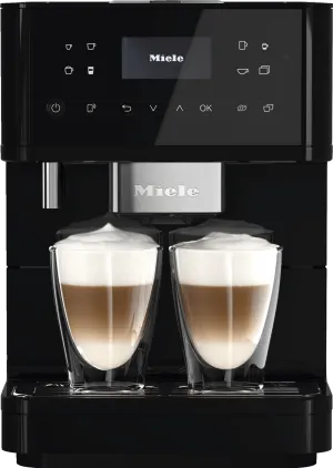 Miele CM6160 MILK PERFECTION BLACK   Countertop Coffee Machine With Wifi Conn@Ct And A Wide Selection Of Specialty Coffees For Maximum Freedom. Coffee Systems espresso machines for home use