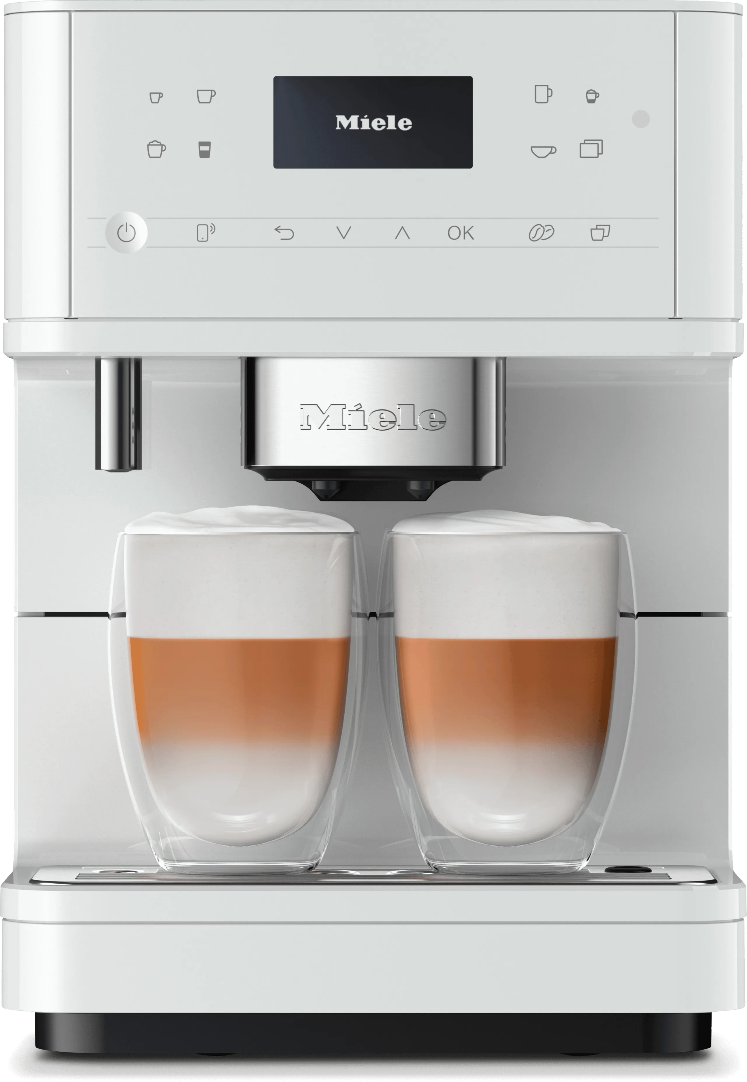 Miele CM6160LW Cm 6160 Milkperfection - Countertop Coffee Machine With Wifi Conn@Ct And A Wide Selection Of Specialty Coffees For Maximum Freedom. Coffee Systems espresso machines for home use