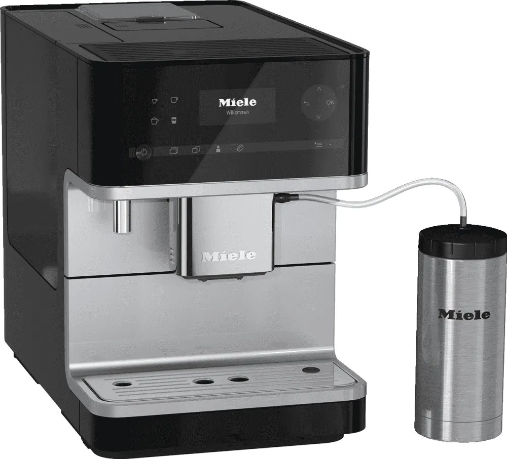 Miele CM6350 Black Cm 6350 - Countertop Coffee Machine With Onetouch For Two Feature And Integrated Cup Warmer For Perfect Coffee. Coffee Systems espresso machines for home use