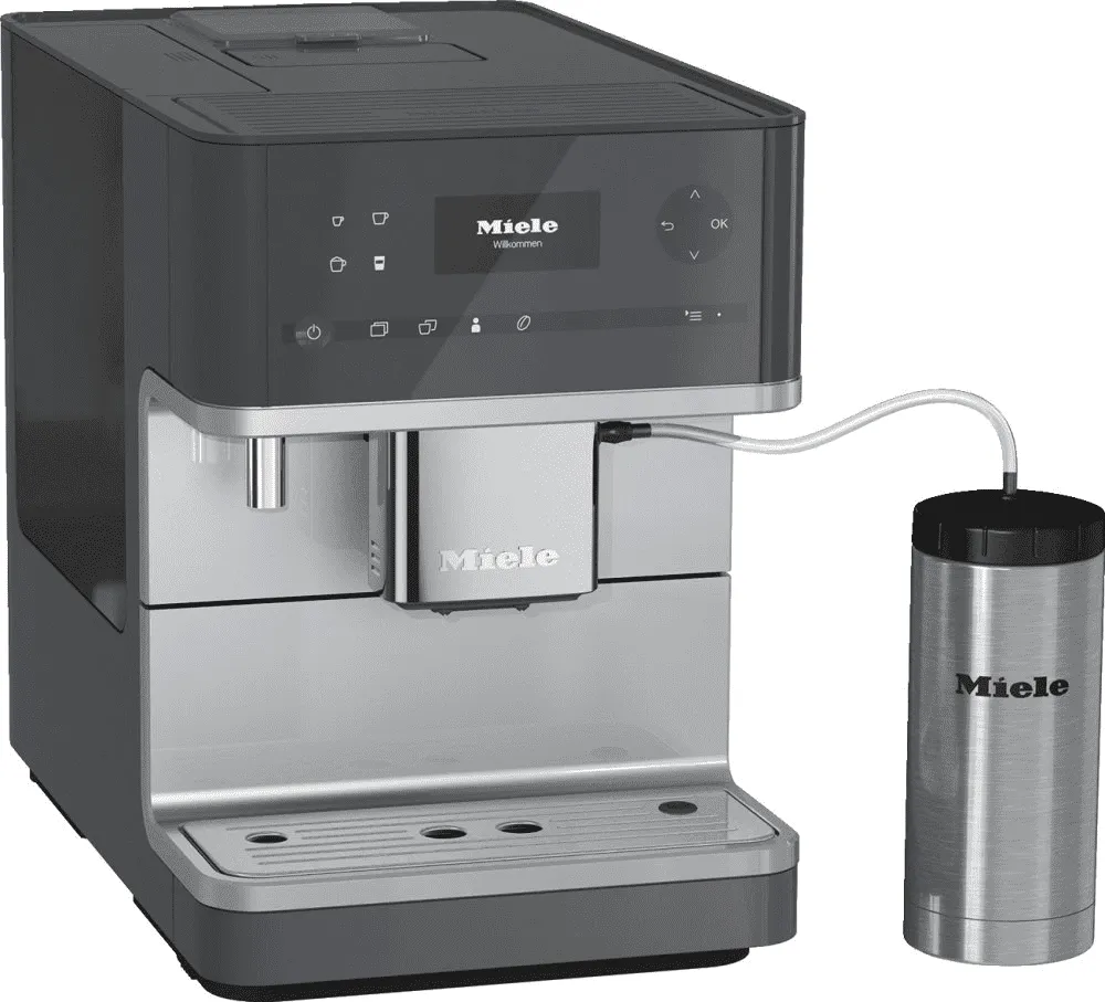 Miele CM6350 GRAPHITE GREY Cm 6350 - Countertop Coffee Machine With Onetouch For Two Feature And Integrated Cup Warmer For Perfect Coffee. Coffee Systems espresso machines for home use