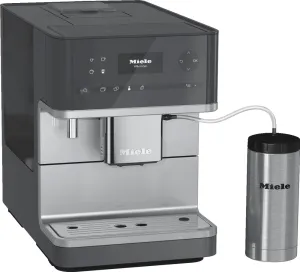 Miele CM6350 GRAPHITE GREY Cm 6350 - Countertop Coffee Machine With Onetouch For Two Feature And Integrated Cup Warmer For Perfect Coffee. Coffee Systems espresso machines for home use