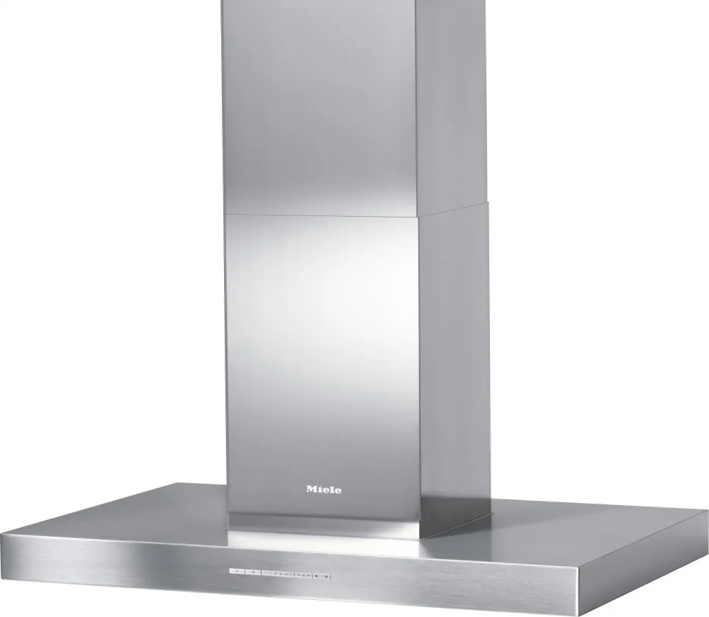 Miele DA6596D Puristic Canto - Island DCor Hood With Energy-Efficient Led Lighting And Backlit Controls For Easy Use. Ventilation Range Hoods high suction kitchen exhaust hood