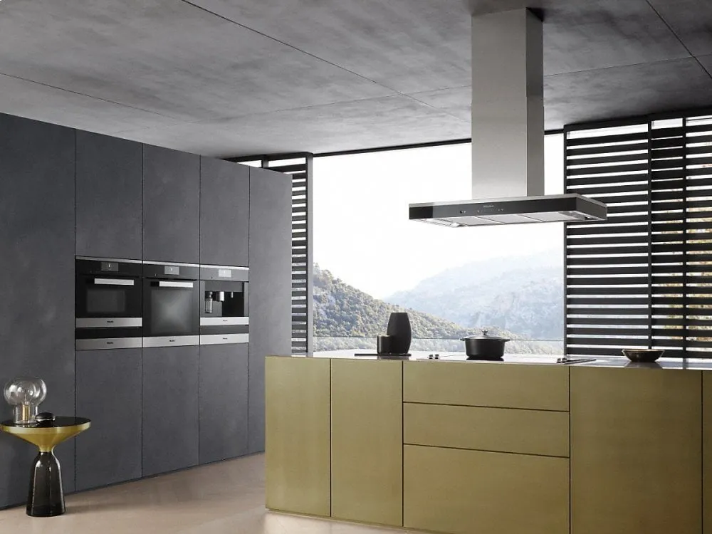 Miele DA6698DSS Da 6698 D Purist. Ed.6000 Island DCor Hood With Energy-Efficient Led Lighting And Touch Controls For Simple Operation.