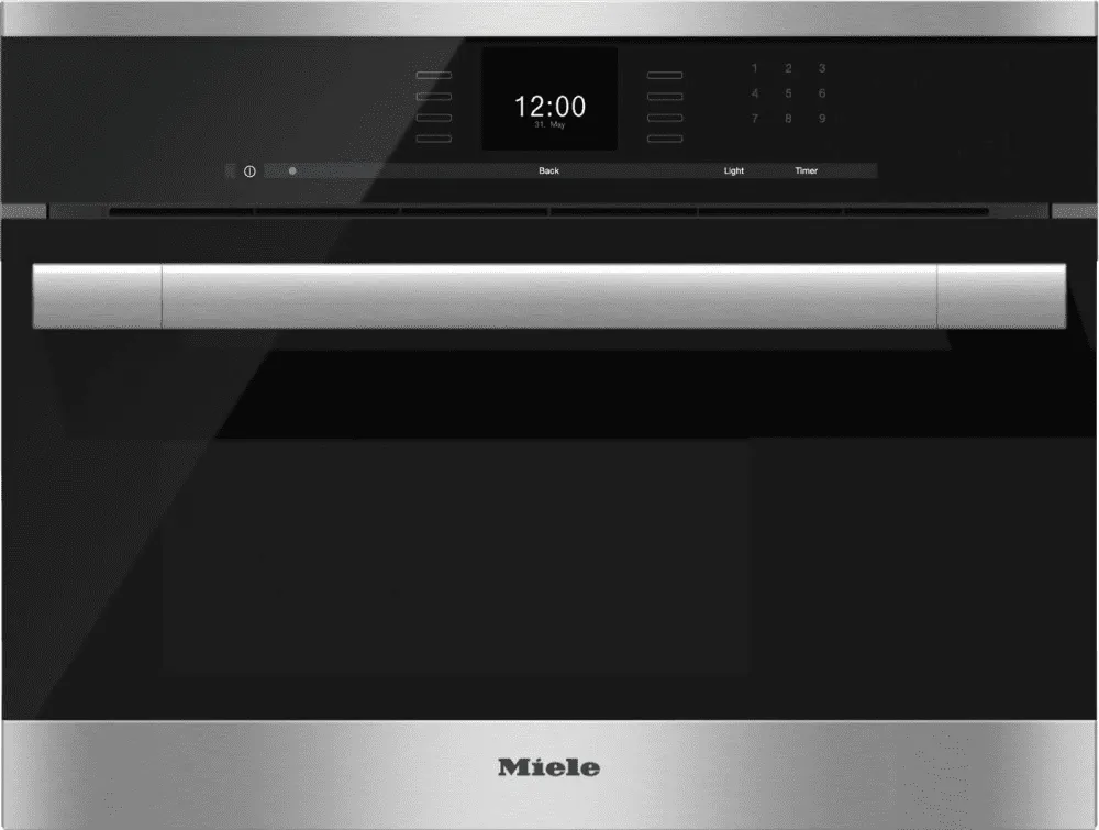 Miele DG6500 STAINLESS STEEL Dg 6500 - Built-In Steam Oven With A Large Text Display And Sensortronic Controls For Extra Convenience. Wall Ovens oven with smart temperature control