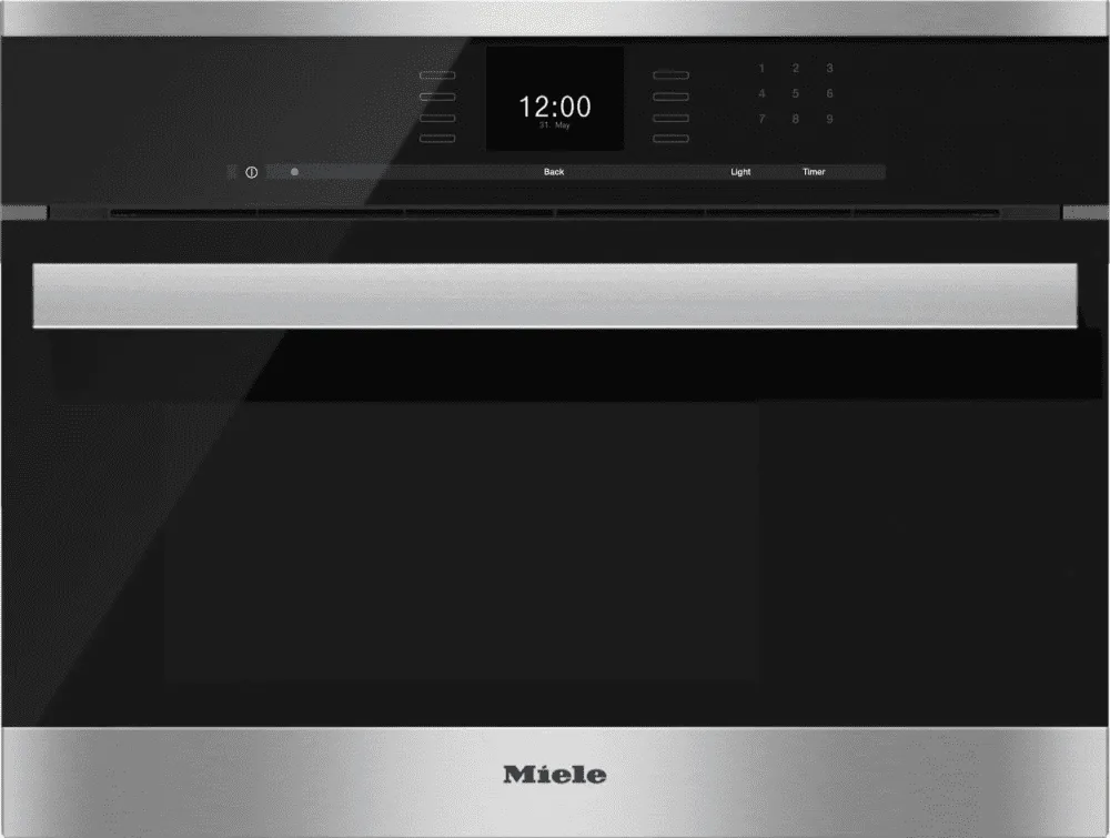 Miele DG6600  STAINLESS STEEL Dg 6600 - Built-In Steam Oven With A Large Text Display And Sensortronic Controls For Extra Convenience. Single Wall Ovens single oven with self-cleaning feature