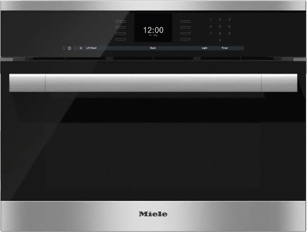 Miele DGC65001 Dgc 6500-1 Steam Oven With Full-Fledged Oven Function And Xl Cavity Combines Two Cooking Techniques - Steam And Convection. Single Wall Ovens electric wall oven with convection