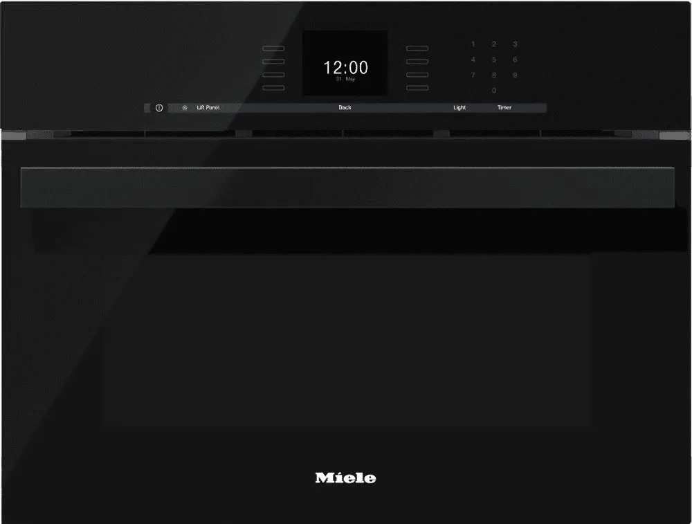 Miele DGC66001 Black- Steam Oven With Full-Fledged Oven Function And Xl Cavity Combines Two Cooking Techniques - Steam And Convection. Single Wall Ovens electric wall oven with convection