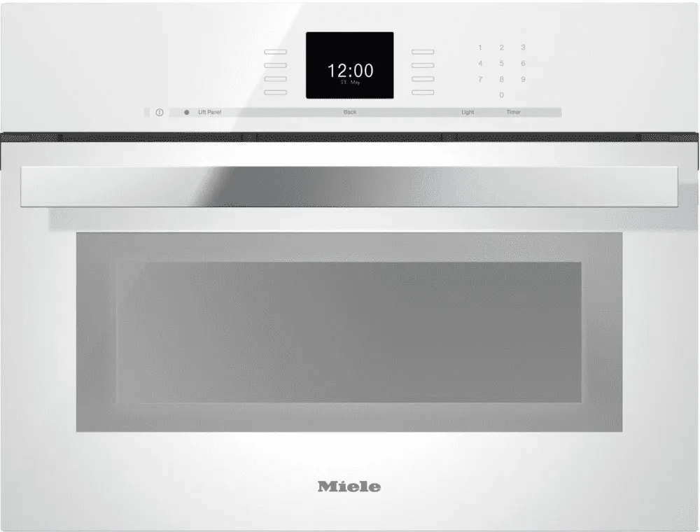 Miele DGC66001 White- Steam Oven With Full-Fledged Oven Function And Xl Cavity Combines Two Cooking Techniques - Steam And Convection. Wall Ovens oven with smart temperature control