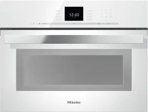 Miele DGC66001 White- Steam Oven With Full-Fledged Oven Function And Xl Cavity Combines Two Cooking Techniques - Steam And Convection. Wall Ovens oven with smart temperature control