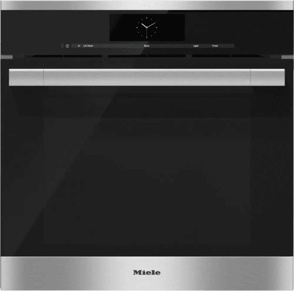 Miele DGC6765 Stainless Steel Steam Oven With Full-Fledged Oven Function And Xxl Cavity - The Miele All-Rounder With Water (Plumbed) Connection For Discerning Cooks. Single Wall Ovens electric wall oven with convection