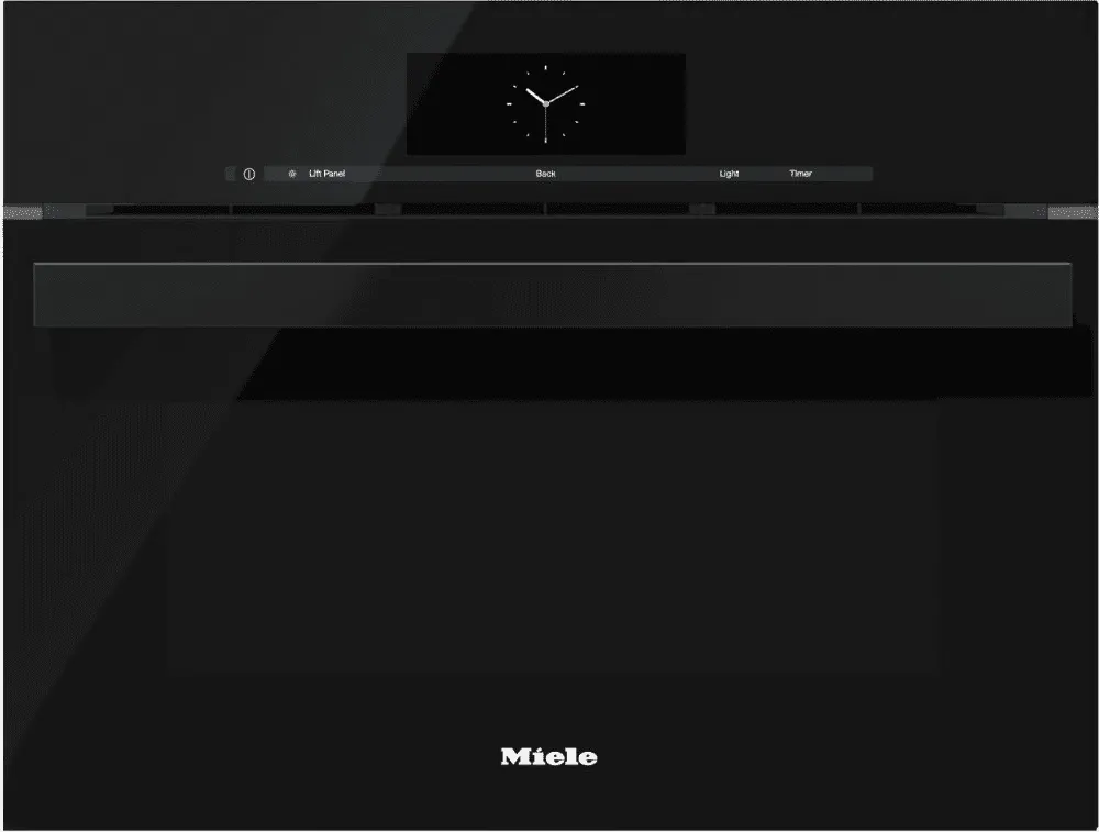 Miele DGC68001 Black - Steam Oven With Full-Fledged Oven Function And Xl Cavity Combines Two Cooking Techniques - Steam And Convection. Single Wall Ovens electric wall oven with convection