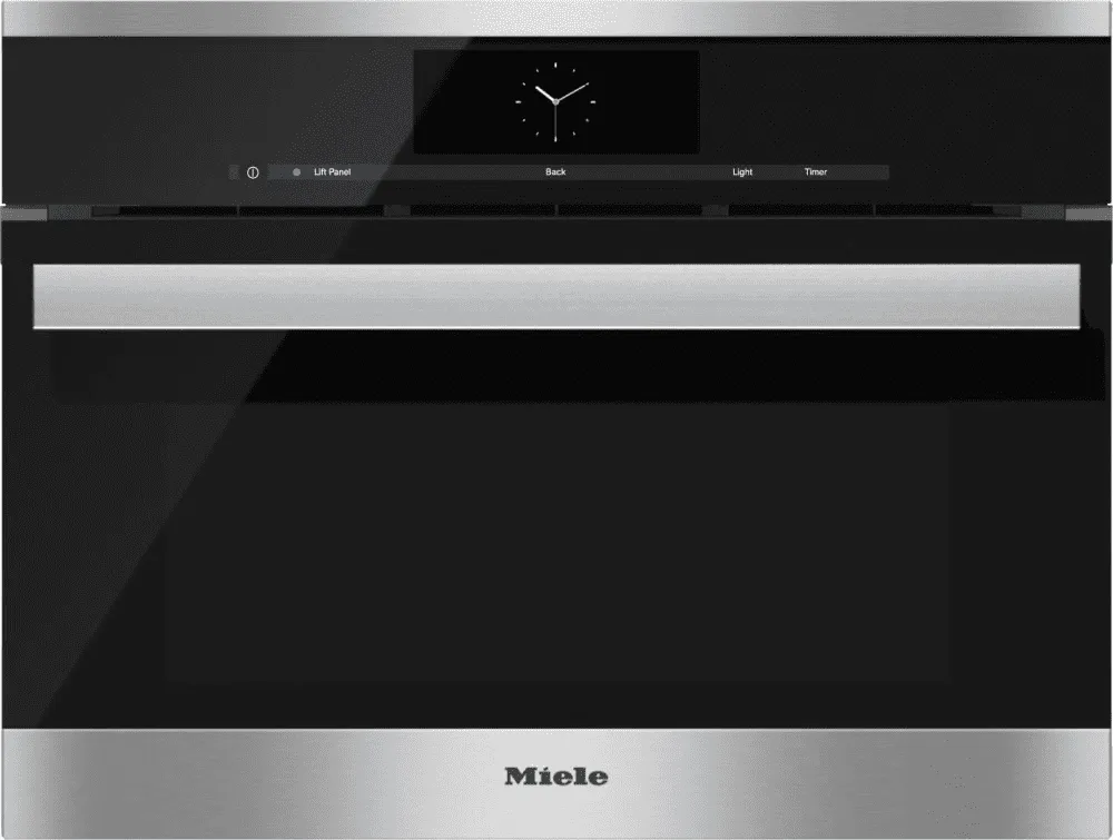Miele DGC68001 Stainless Steel- Steam Oven With Full-Fledged Oven Function And Xl Cavity Combines Two Cooking Techniques - Steam And Convection. Single Wall Ovens electric wall oven with convection