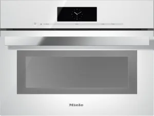 Miele DGC68001 White - Steam Oven With Full-Fledged Oven Function And Xl Cavity Combines Two Cooking Techniques - Steam And Convection. Single Wall Ovens electric wall oven with convection