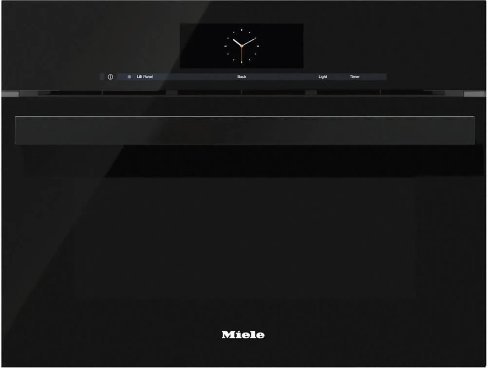 Miele DGC68001BK Dgc 6800-1 Steam Oven With Full-Fledged Oven Function And Xl Cavity Combines Two Cooking Techniques - Steam And Convection.- Obsidian Black Single Wall Ovens electric wall oven with convection