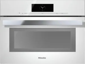 Miele DGC68001WH Dgc 6800-1 Steam Oven With Full-Fledged Oven Function And Xl Cavity Combines Two Cooking Techniques - Steam And Convection.- Brilliant White Single Wall Ovens electric wall oven with convection
