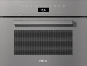 Miele DGC7440AMGRAPHITEGREY Dgc 7440 Am - 24" Compact Combi-Steam Oven Xl For Steam Cooking, Baking, Roasting With Networking   Brilliantlight. Single Wall Ovens single oven with self-cleaning feature