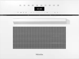 Miele DGC7440BW Dgc 7440 Am - 24" Compact Combi-Steam Oven Xl For Steam Cooking, Baking, Roasting With Networking   Brilliantlight. Single Wall Ovens single oven with self-cleaning feature