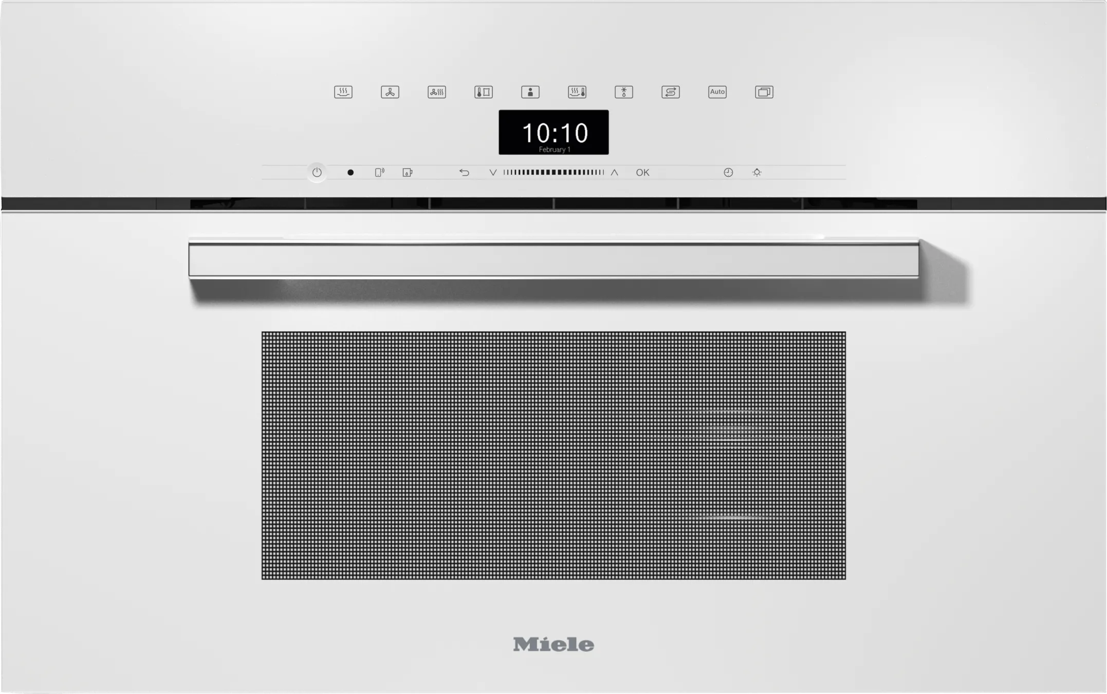 Miele DGC7470 WHITE   30" Compact Combi-Steam Oven Xl For Steam Cooking, Baking, Roasting With Networking   Brilliantlight. Single Wall Ovens single oven with self-cleaning feature