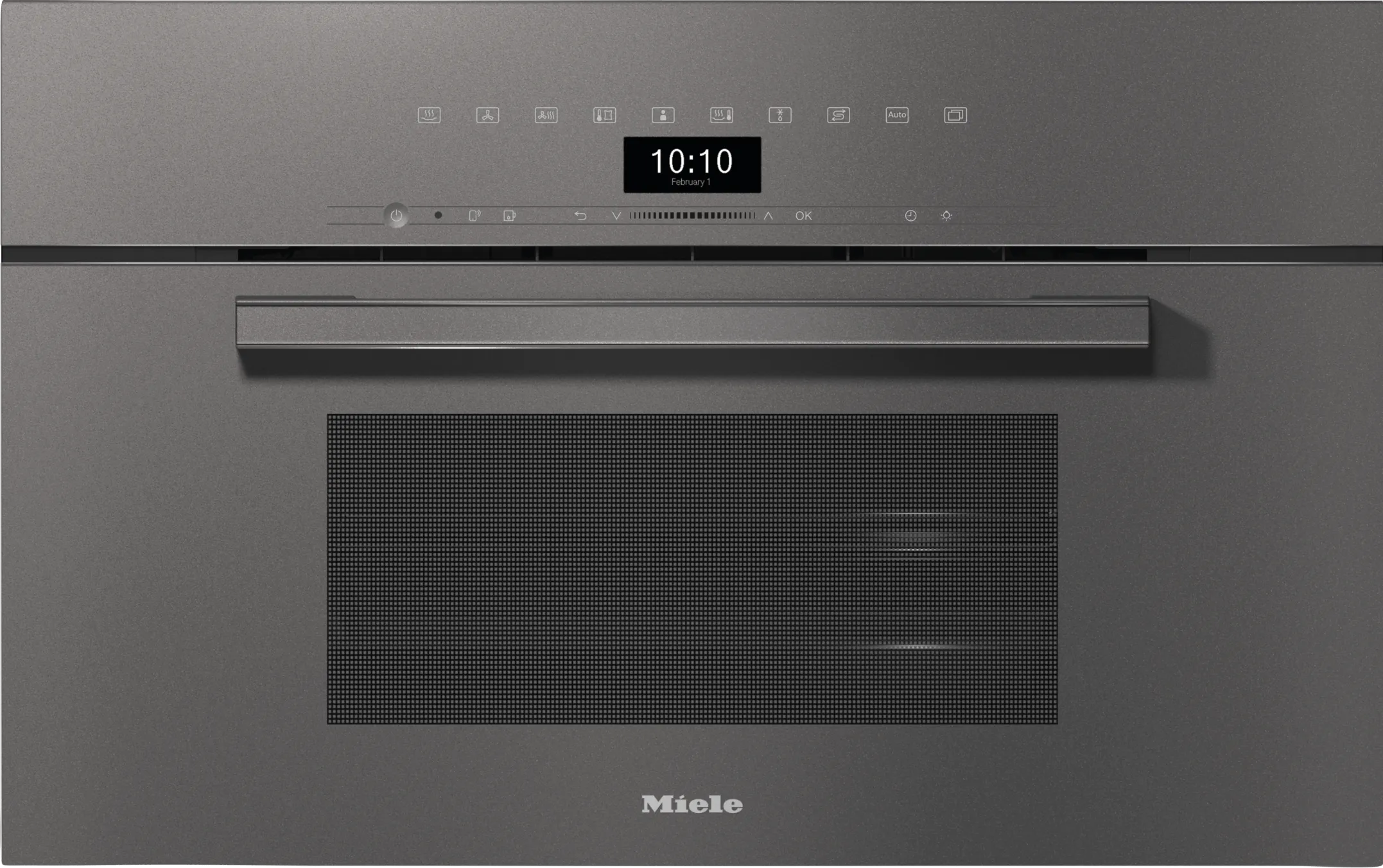 Miele DGC7470GG Dgc 7470 - 30" Compact Combi-Steam Oven Xl For Steam Cooking, Baking, Roasting With Networking   Brilliantlight. Single Wall Ovens single oven with self-cleaning feature