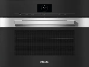 Miele DGC7640CTS Dgc 7640 Am - 24" Compact Combi-Steam Oven Xl For Steam Cooking, Baking, Roasting With Roast Probe   Menu Cooking. Wall Ovens convection wall oven with steam assist