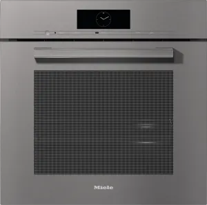 Miele DGC7860AMGRAPHITEGREY Dgc 7860 Am - 24" Combi-Steam Oven Xxl For Steam Cooking, Baking, Roasting With Roast Probe   Menu Cooking. Single Wall Ovens single oven with self-cleaning feature