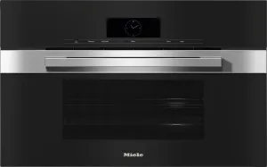 Miele DGC7870 STAINLESS STEEL   30" Compact Combi-Steam Oven Xl For Steam Cooking, Baking, Roasting With Roast Probe   Menu Cooking. Single Wall Ovens single oven with self-cleaning feature