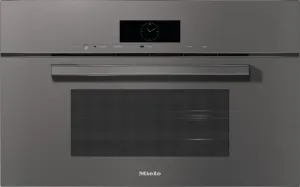 Miele DGC7870GG Dgc 7870 - 30" Compact Combi-Steam Oven Xl For Steam Cooking, Baking, Roasting With Roast Probe   Menu Cooking. Single Wall Ovens single oven with self-cleaning feature