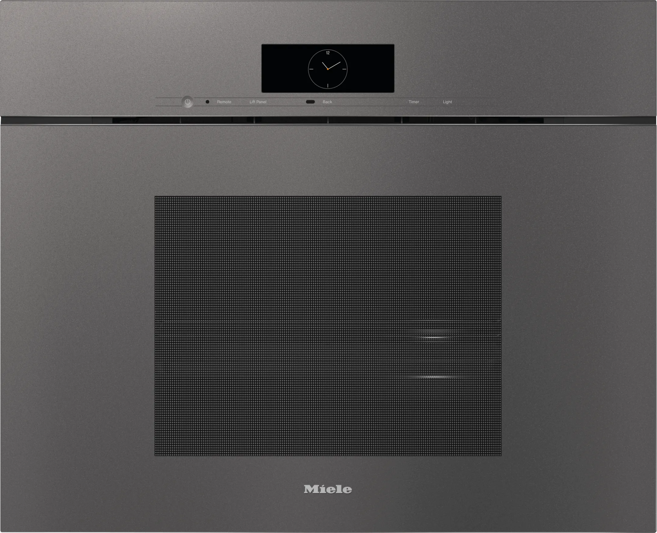 Miele DGC7880X GREY   30" Handleless Combi-Steam Oven Xxl For Steam Cooking, Baking, Roasting With Roast Probe   Menu Cooking. Single Wall Ovens single oven with self-cleaning feature