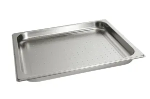 Miele DGGL12 Dggl 12 - Perforated Steam Oven Pan For Blanching Or Cooking Vegetables, Fish, Meat And Potatoes And Much More Range Accessories heavy duty range knobs