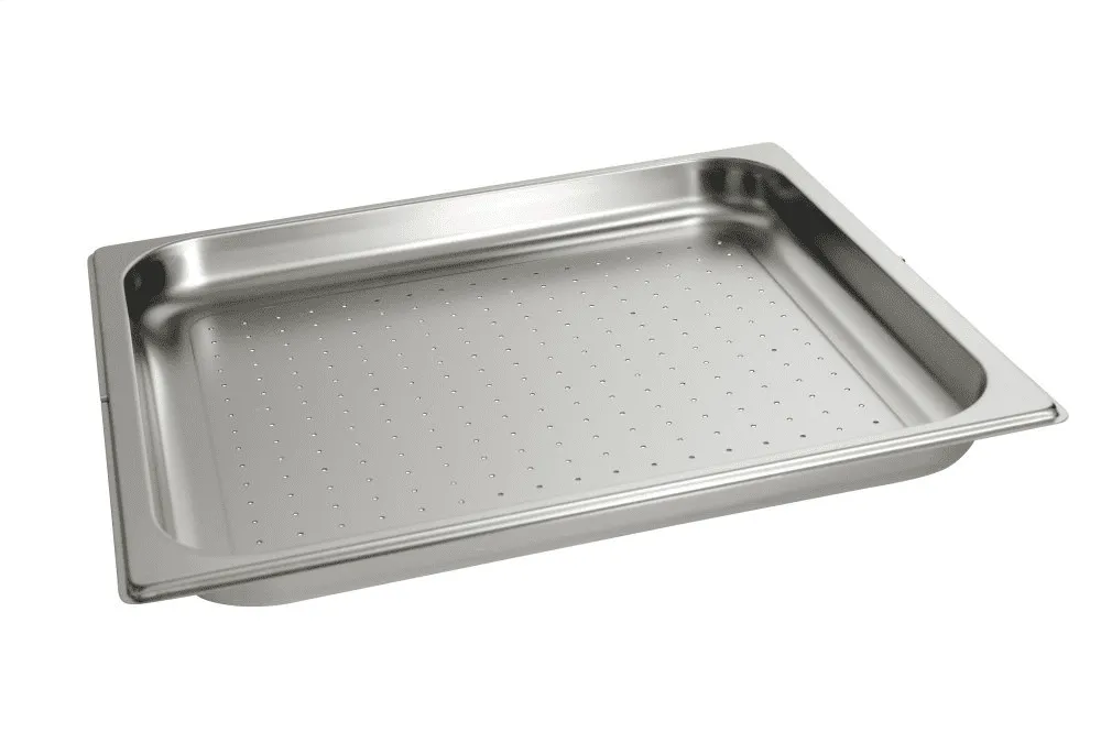 Miele DGGL12 Dggl 12 - Perforated Steam Oven Pan For Blanching Or Cooking Vegetables, Fish, Meat And Potatoes And Much More Range Accessories heavy duty range knobs