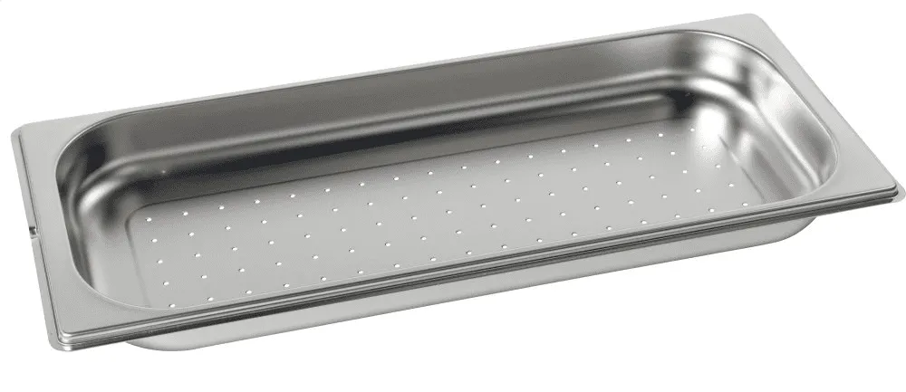 Miele DGGL20 Dggl 20 - Perforated Steam Oven Pan For Blanching Or Cooking Vegetables, Fish, Meat And Potatoes And Much More Range Accessories heavy duty range knobs
