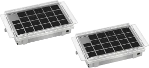 Miele DKFS31R Reactivatable Longlife Airclean Charcoal Filter - For Miele Das 2X20, Das 4X20, And Das 4X30 Recirculation Hoods. Hood Accessories LED light kits for hoods