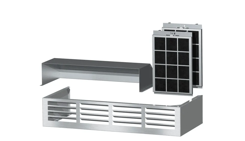 Miele DRUU30 Druu 30 - Air Recirculation Kit Kit For Converting A Range Hood To Recirculation Mode. Hood Accessories universal vent hood kits
