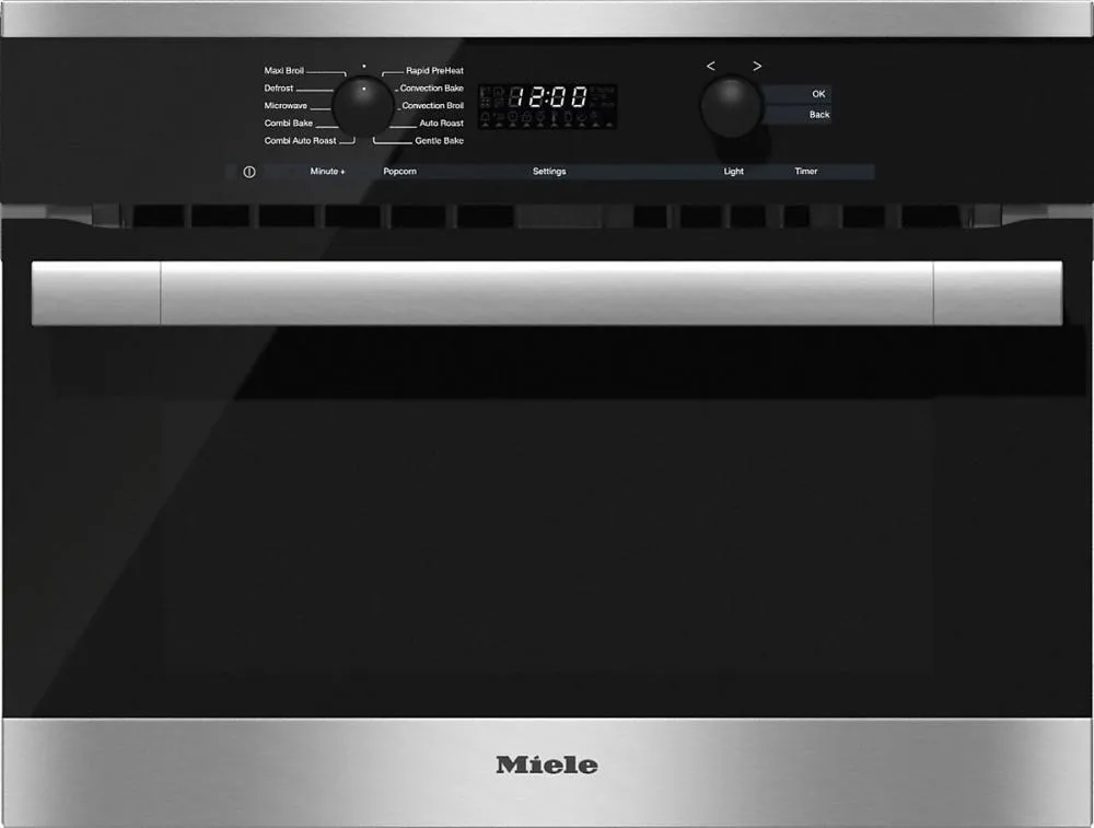 Miele H6100BM STAINLESS STEEL H 6100 Bm 24 Inch Speed Oven With Electronic Clock/Timer And Combination Modes For Quick, Perfect Results. Built In Microwaves best built-in microwave deals