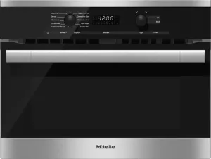 Miele H6100BMAM Stainless Steel - 24 Inch Speed Oven With Electronic Clock/Timer And Combination Modes For Quick, Perfect Results. Built In Microwaves best built-in microwave deals