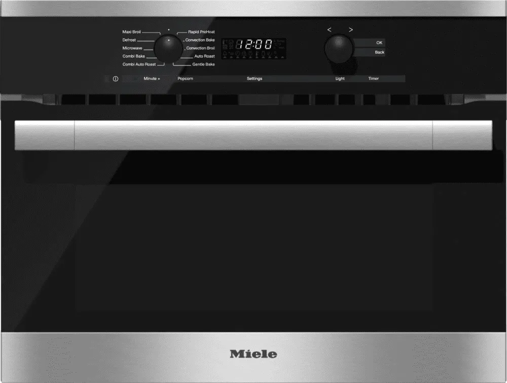 Miele H6100BMAM Stainless Steel - 24 Inch Speed Oven With Electronic Clock/Timer And Combination Modes For Quick, Perfect Results. Built In Microwaves best built-in microwave deals