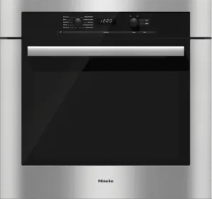 Miele H6180BP STAINLESS STEEL H 6180 Bp - 30 Inch Convection Oven With Self Clean For Easy Cleaning. Wall Ovens oven with smart temperature control