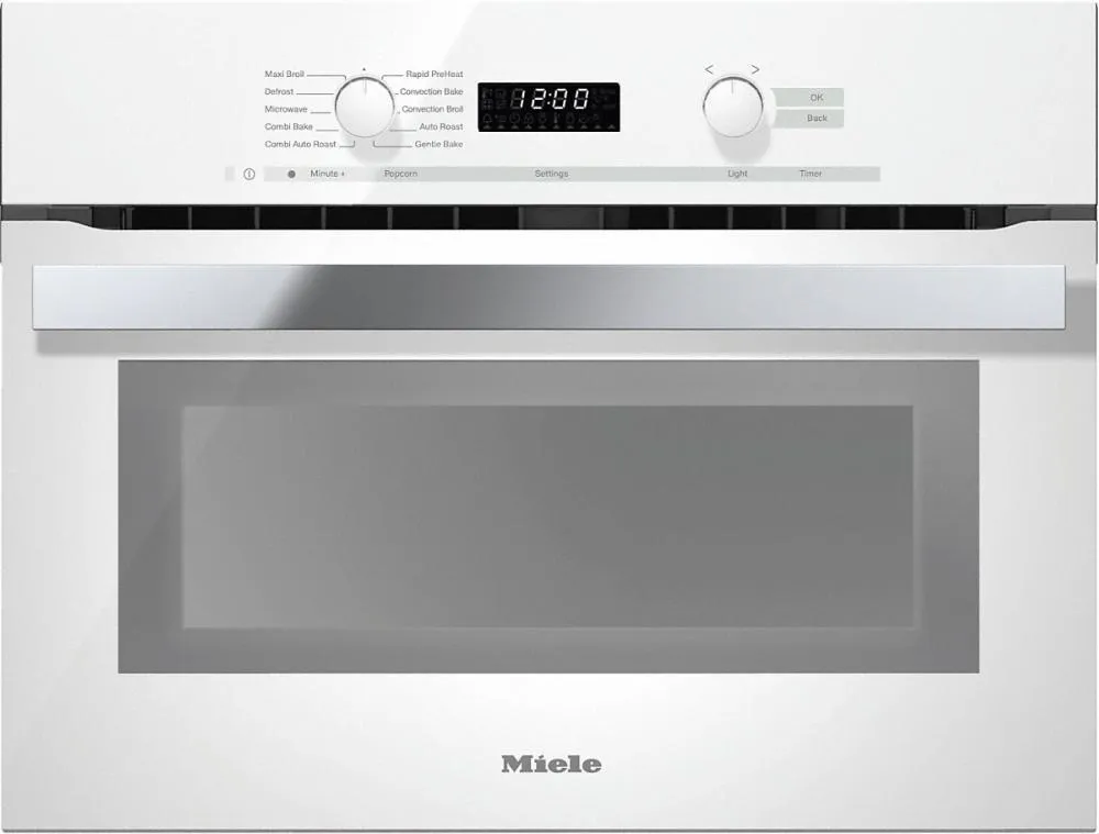 Miele H6200BM White 24 Inch Speed Oven With Electronic Clock/Timer And Combination Modes For Quick, Perfect Results. Built In Microwaves best built-in microwave deals