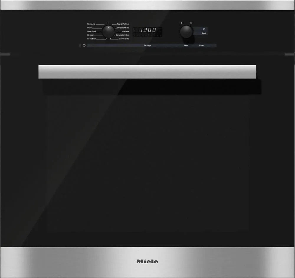 Miele H6280BP H 6280 Bp 30 Inch Convection Oven With Self Clean For Easy Cleaning. Single Wall Ovens electric wall oven with convection