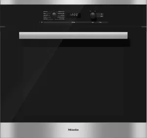 Miele H6280BP Stainless Steel - 30 Inch Convection Oven With Self Clean For Easy Cleaning. Single Wall Ovens electric wall oven with convection