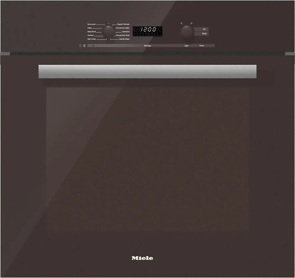 Miele H6280BPBW H 6280 Bp 30 Inch Convection Oven With Self Clean For Easy Cleaning.- Truffle Brown Single Wall Ovens electric wall oven with convection