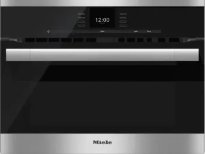 Miele H6500BM Stainless Steel - 24 Inch Speed Oven With Combi-Modes And Roast Probe For Precise-Temperature Cooking. Microwave Ovens large capacity kitchen microwave
